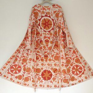 Luxurious Hand Embroidered Fall Coat